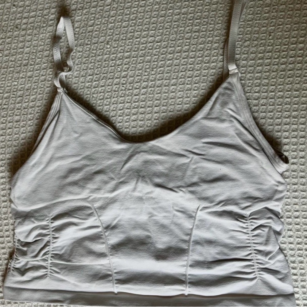 Free people good karma ruched tank